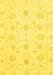 Oriental Yellow Traditional Rug, abs3483yw