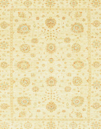 Machine Washable Abstract Mustard Yellow Rug, wshabs3483