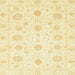 Square Abstract Mustard Yellow Oriental Rug, abs3483