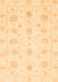 Machine Washable Oriental Orange Traditional Area Rugs, wshabs3483org