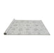 Sideview of Machine Washable Oriental Gray Traditional Rug, wshabs3483gry