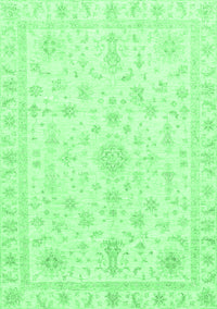 Oriental Emerald Green Traditional Rug, abs3484emgrn