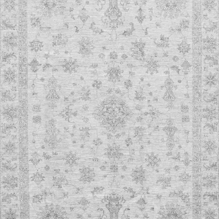 Machine Washable Oriental Gray Traditional Rug, wshabs3484gry
