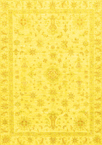 Oriental Yellow Traditional Rug, abs3484yw