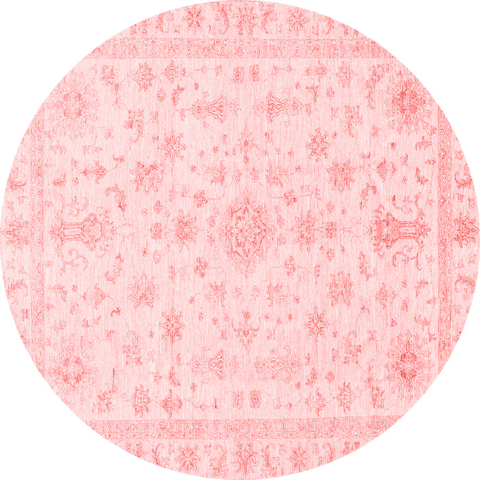 Machine Washable Oriental Red Traditional Rug, wshabs3484red