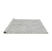 Sideview of Machine Washable Oriental Gray Traditional Rug, wshabs3484gry