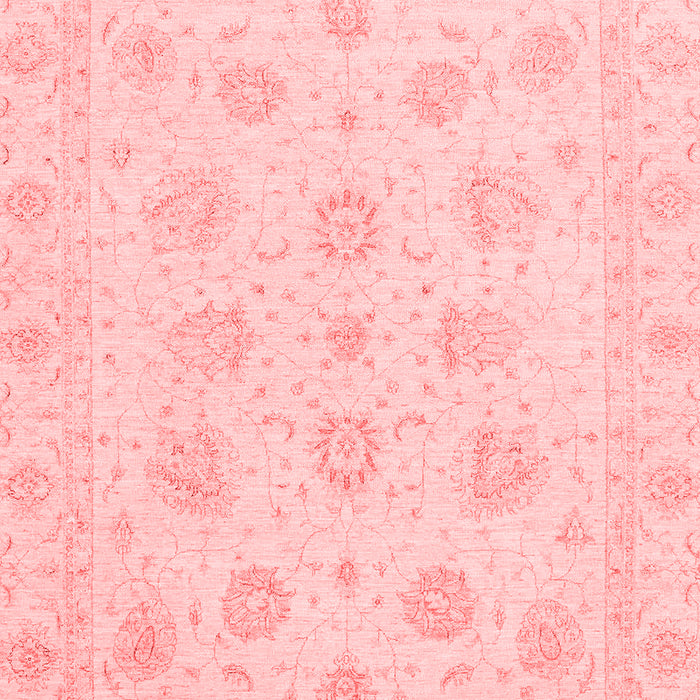 Machine Washable Oriental Red Traditional Rug, wshabs3485red