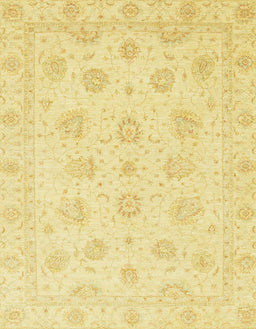 Abstract Mustard Yellow Oriental Rug, abs3485