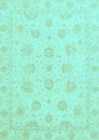 Oriental Light Blue Traditional Rug, abs3485lblu