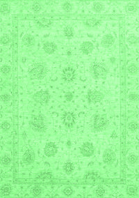 Oriental Emerald Green Traditional Rug, abs3485emgrn