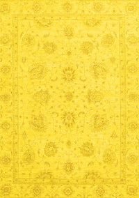 Oriental Yellow Traditional Rug, abs3485yw