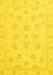 Oriental Yellow Traditional Rug, abs3485yw