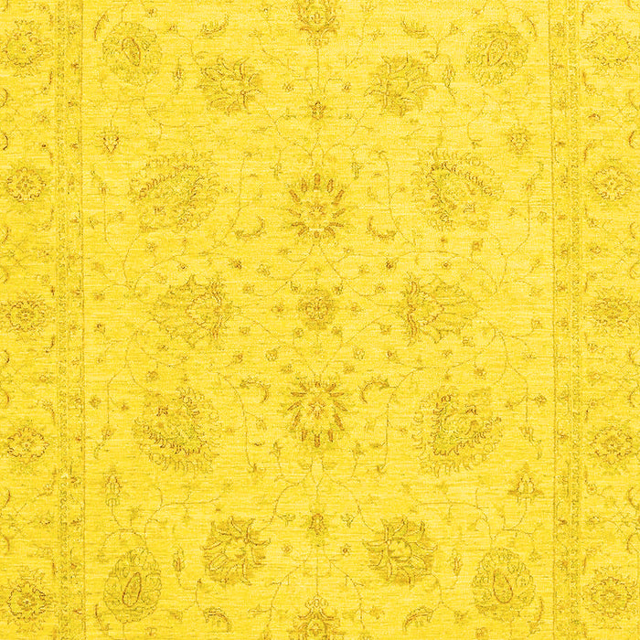 Oriental Yellow Traditional Rug, abs3485yw