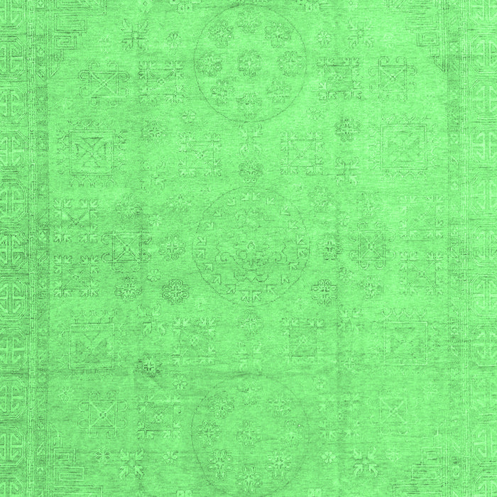 Abstract Emerald Green Modern Rug, abs3486emgrn