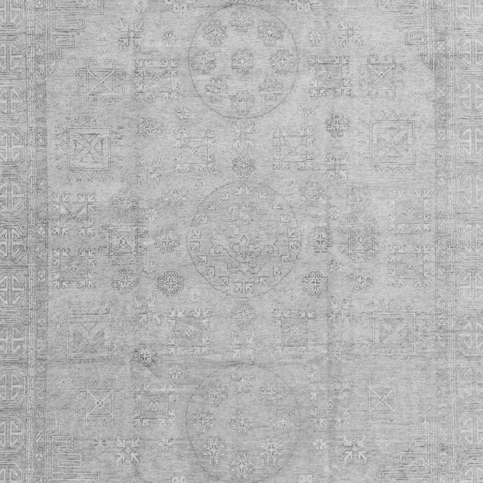 Machine Washable Abstract Gray Modern Rug, wshabs3486gry