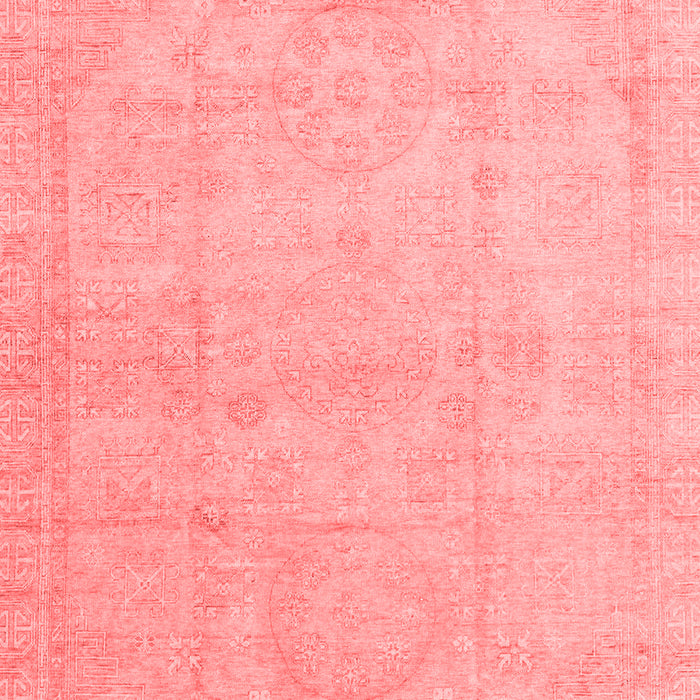 Machine Washable Abstract Red Modern Rug, wshabs3486red