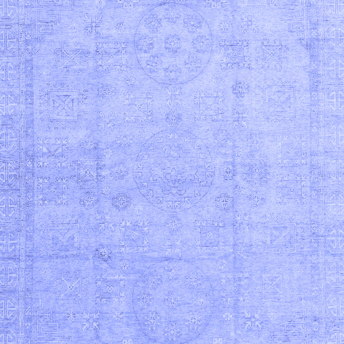 Machine Washable Abstract Blue Modern Rug, wshabs3486blu