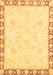 Abstract Brown Modern Rug, abs3487brn