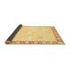 Sideview of Abstract Brown Modern Rug, abs3487brn