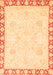 Machine Washable Abstract Orange Modern Area Rugs, wshabs3487org