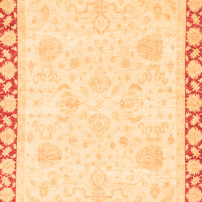 Machine Washable Abstract Orange Modern Area Rugs, wshabs3487org