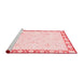 Modern Red Washable Rugs