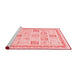 Modern Red Washable Rugs