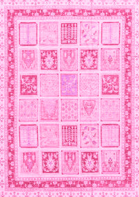 Abstract Pink Modern Rug, abs3488pnk