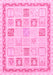 Abstract Pink Modern Rug, abs3488pnk