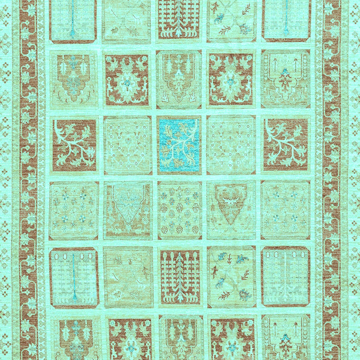 Abstract Light Blue Modern Rug, abs3488lblu