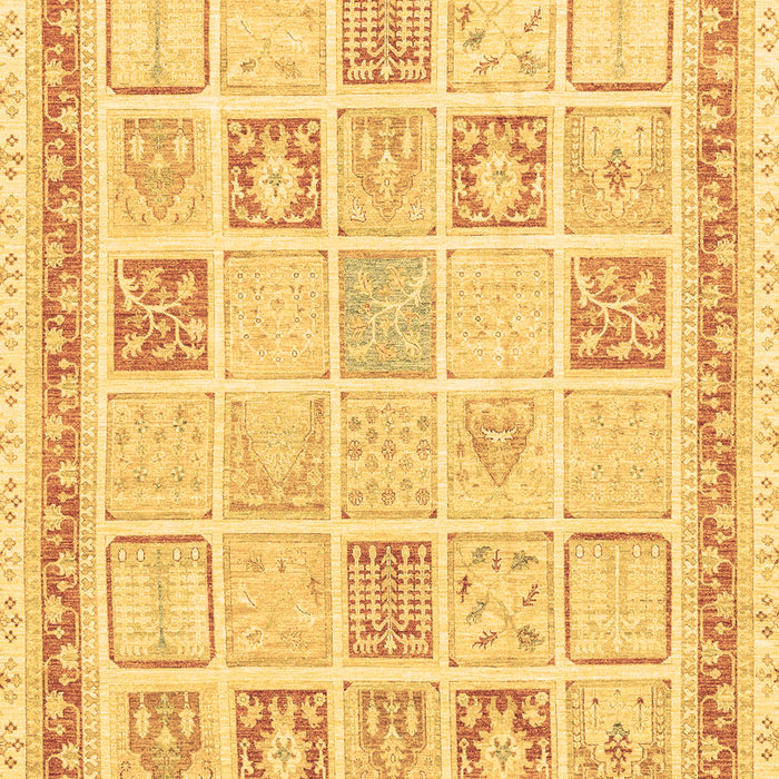 Abstract Brown Modern Rug, abs3488brn