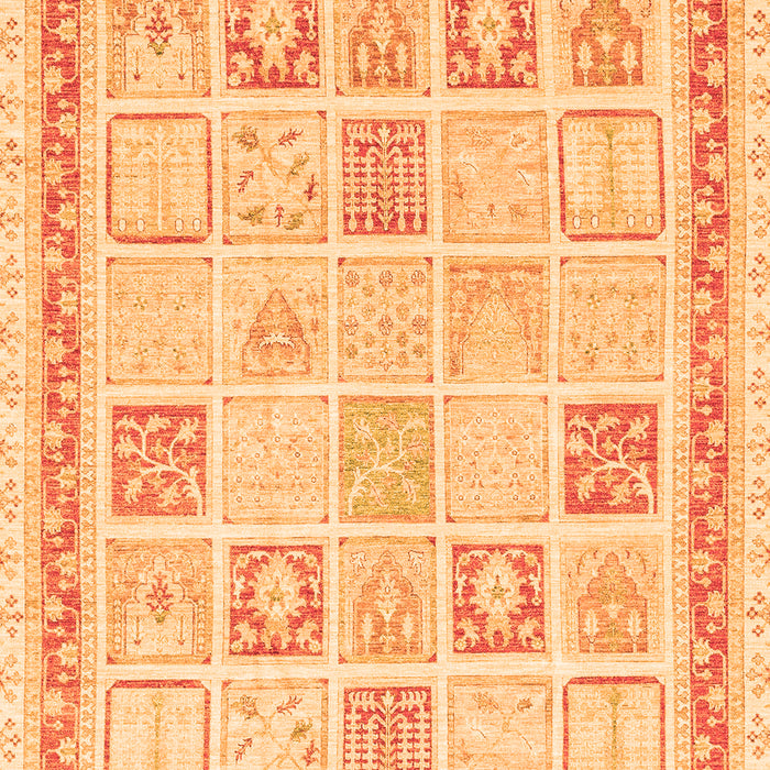 Abstract Orange Modern Rug, abs3488org