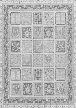 Abstract Gray Modern Rug, abs3488gry