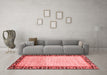 Modern Red Washable Rugs