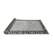 Sideview of Abstract Gray Modern Rug, abs3489gry