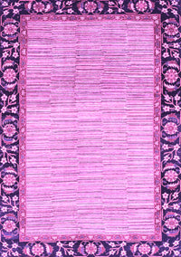 Abstract Purple Modern Rug, abs3489pur