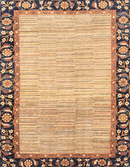 Abstract Yellow Modern Rug, abs3489