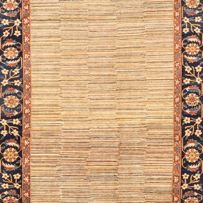 Abstract Yellow Modern Rug, abs3489