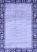 Abstract Blue Modern Rug, abs3489blu