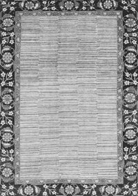 Abstract Gray Modern Rug, abs3489gry