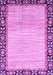 Machine Washable Abstract Purple Modern Area Rugs, wshabs3489pur