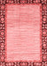 Abstract Red Modern Area Rugs