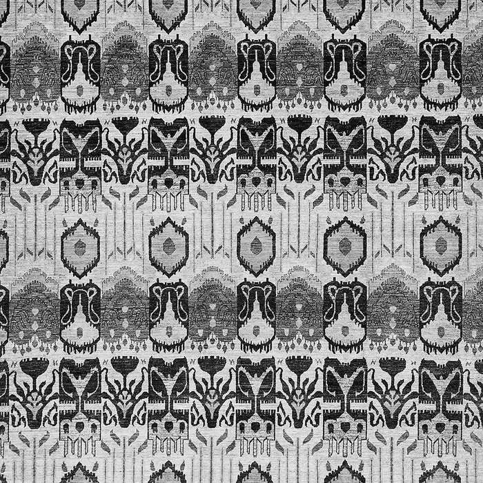 Machine Washable Abstract Gray Modern Rug, wshabs348gry