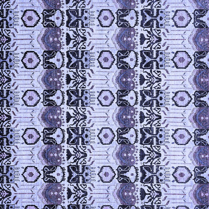 Square Abstract Blue Modern Rug, abs348blu