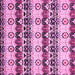 Square Machine Washable Abstract Pink Modern Rug, wshabs348pnk