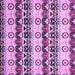 Square Machine Washable Abstract Purple Modern Area Rugs, wshabs348pur