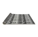 Sideview of Abstract Gray Modern Rug, abs348gry
