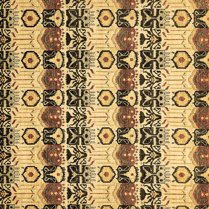 Square Abstract Brown Modern Rug, abs348brn