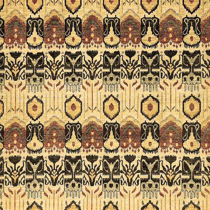 Abstract Brown Modern Rug, abs348brn