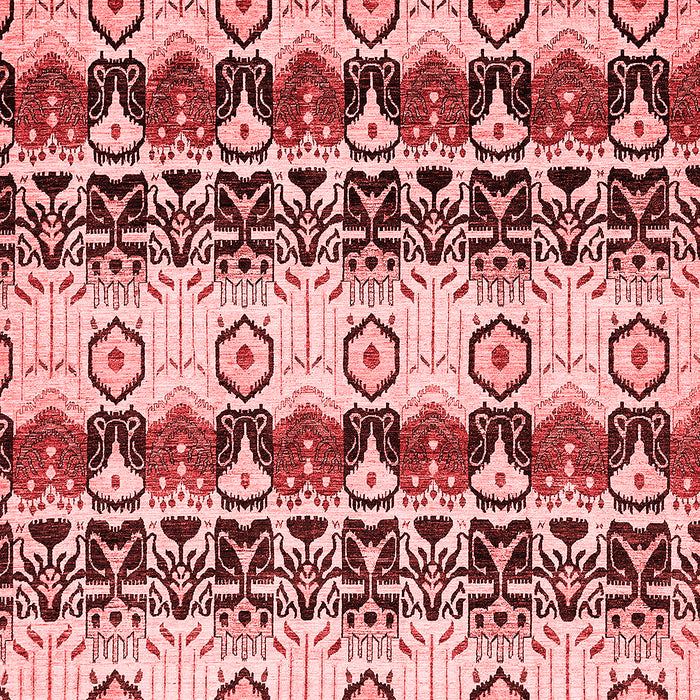 Machine Washable Abstract Red Modern Rug, wshabs348red